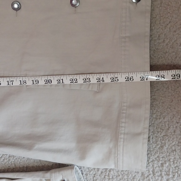 Denim & Company Light Tan Button Up Denim Jacket - Picture 6 of 16